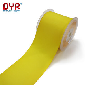 75mm Yellow Grosgrain Ribbon | Premium Polyester | DY Ribbons